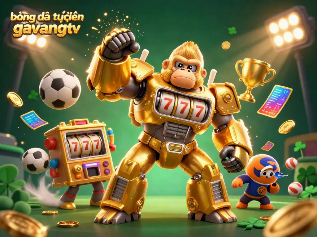Engage with bóng đá trực tuyến gavangtv's thrilling live football betting experience featuring a dynamic scene of excitement.