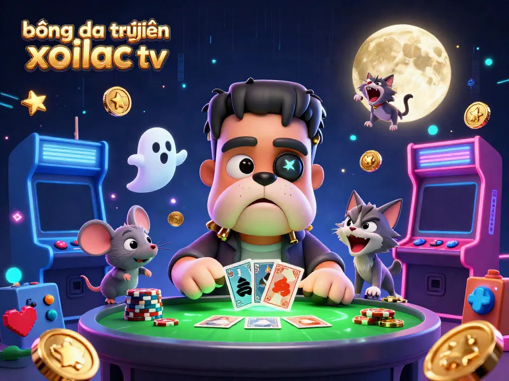 Engage in bóng đá trực tuyến xoilac tv with vibrant 3D casino elements and dynamic characters.
