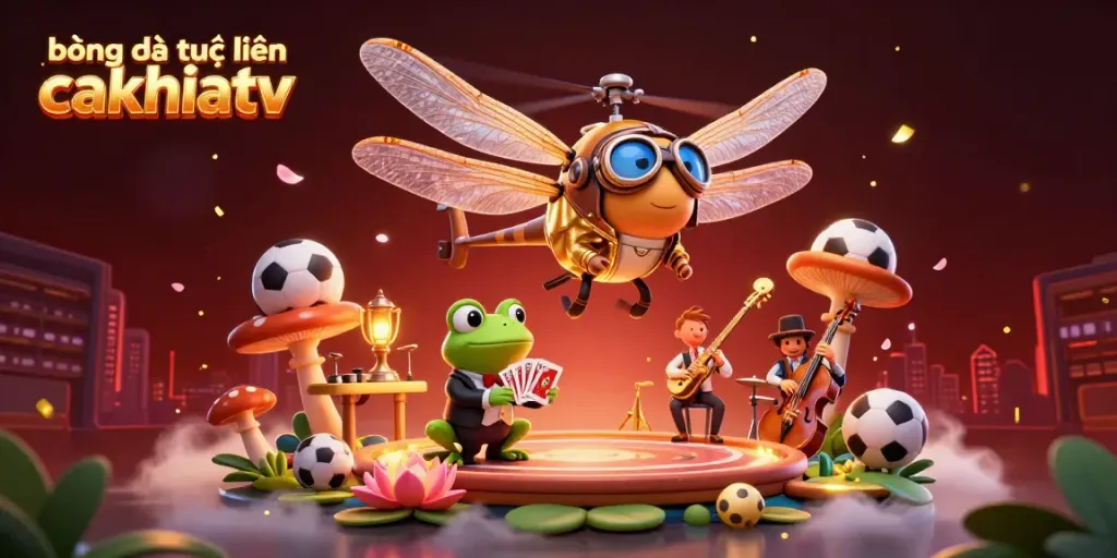 Engage in exciting bóng đá trực tuyến cakhiatv action with a dynamic casino scene featuring animated characters.