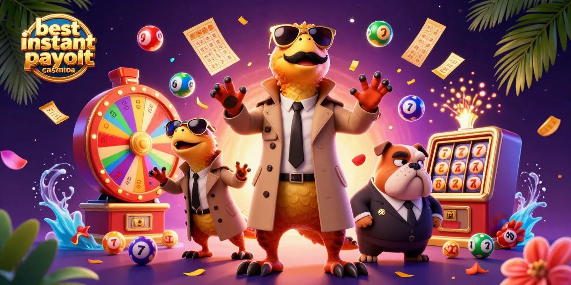 Experience excitement at the best instant payout casinos Australia with playful raptors in a casino scene.