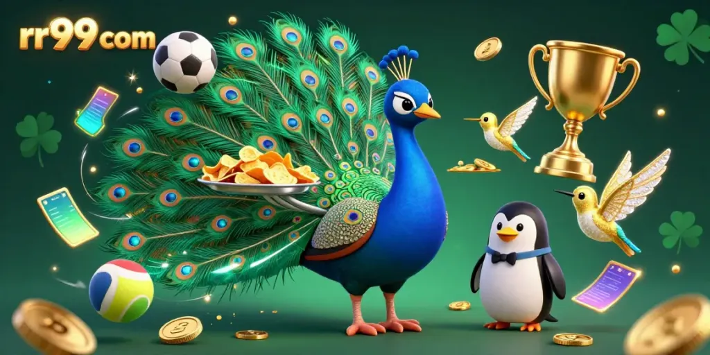 Experience excitement with rr99 com featuring dynamic casino characters in a vibrant scene.